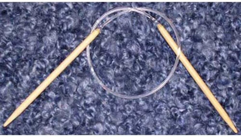 ã‚¯ãƒ­ãƒãƒ¼(Clover) 3016/16-07 Takumi Bamboo Circular 16-Inch Knitting Needles, Size 7 - Image 1